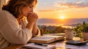 A Prayer for Peace When You're Worried About Money.